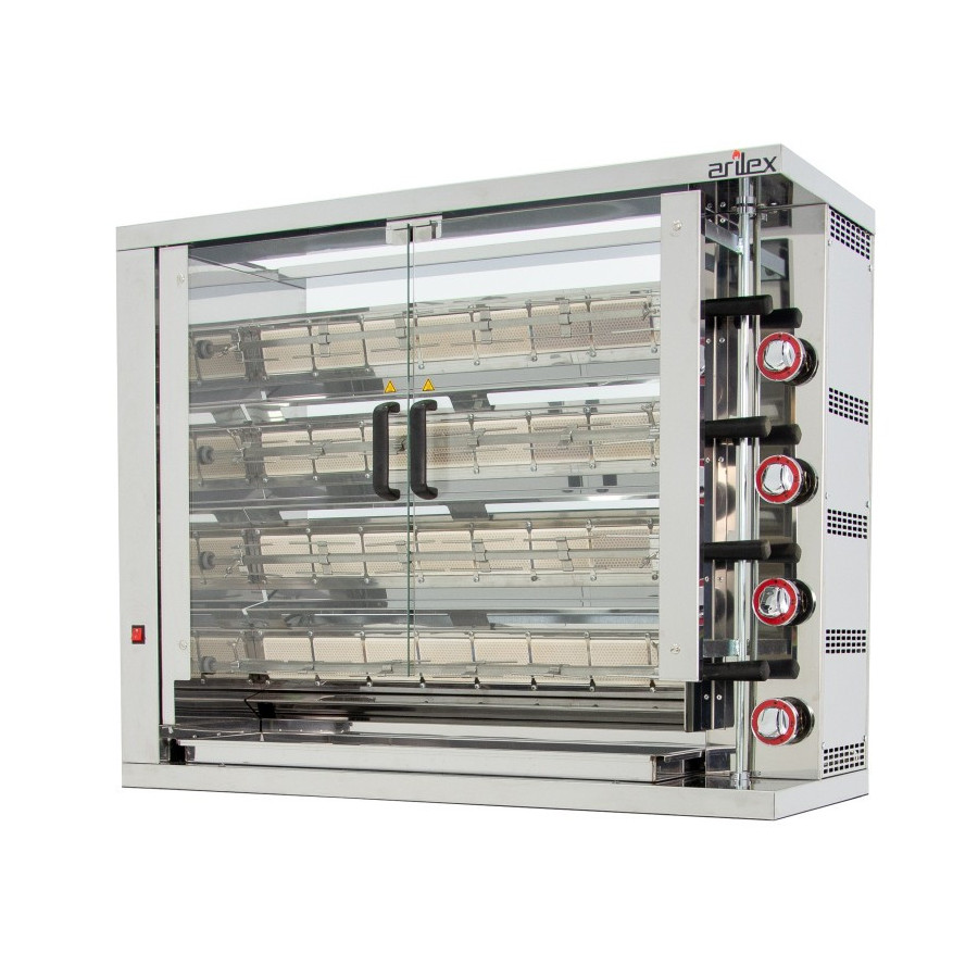 Arilex Asador vertical a gas 4ASG de 4 espadas