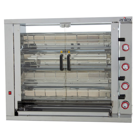 Arilex Asador vertical a gas 4ASG de 4 espadas