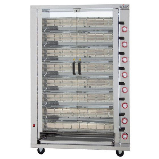 Arilex 8ASG - Asador vertical a gas de 8 espadas