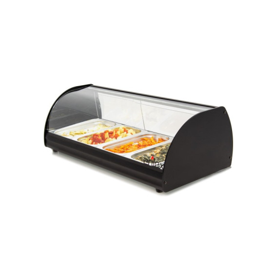 Arilex 4CTL Vitrina calienta tapas con luz