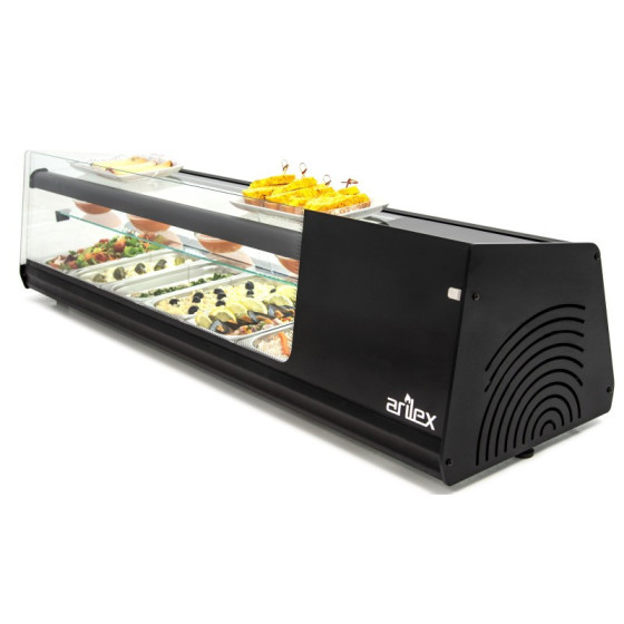 Arilex 6VTG-NE TRIPLE | Vitrina refrigerada de tapas