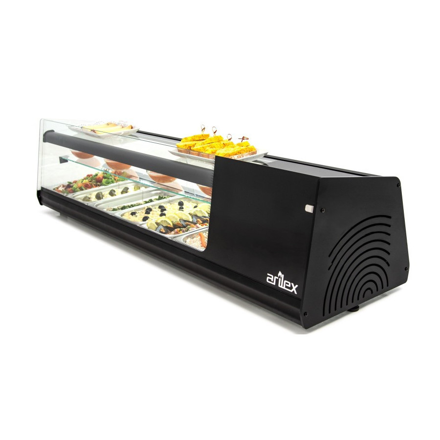 Arilex 6VTG-NE TRIPLE | Vitrina refrigerada de tapas