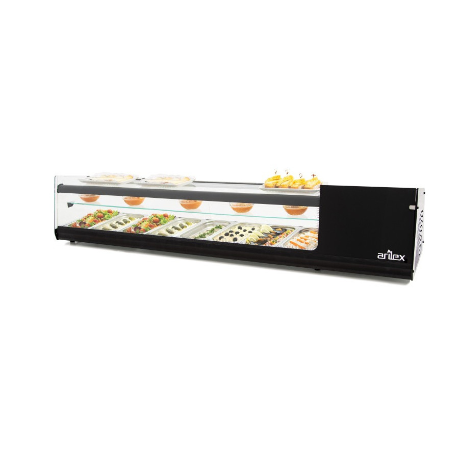 Arilex 8VTG-NE TRIPLE Vitrina refrigerada de tapas