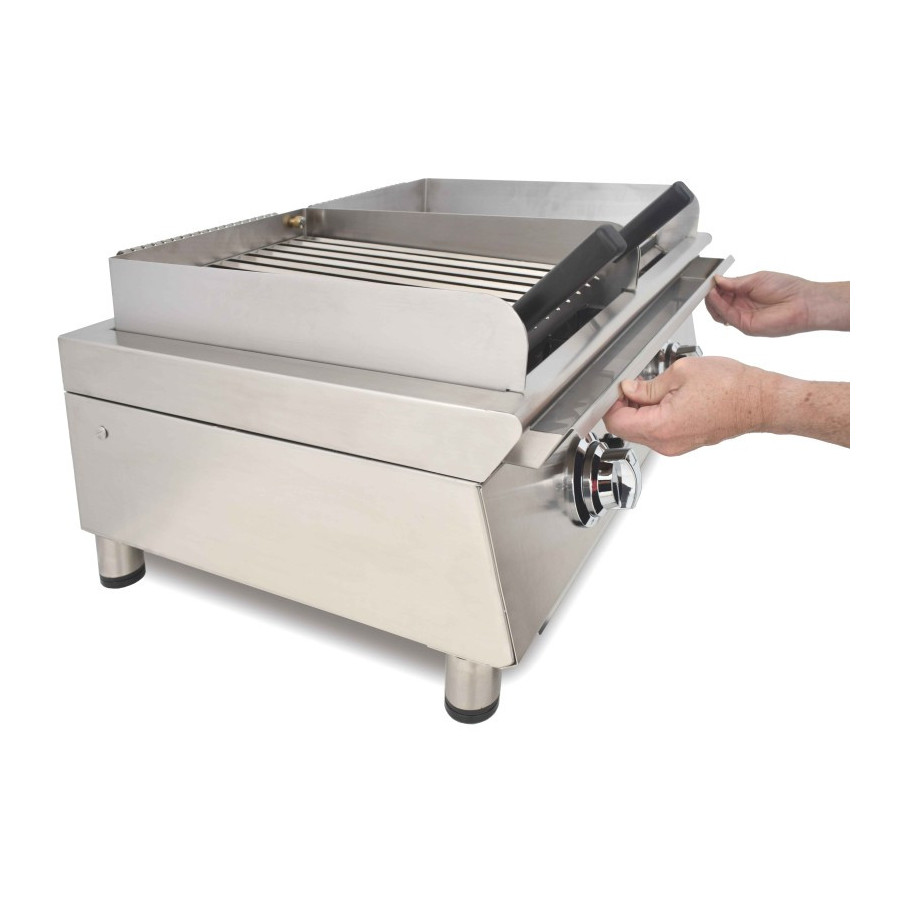 Arilex 70FRYGCBN Frytop y barbacoa a gas