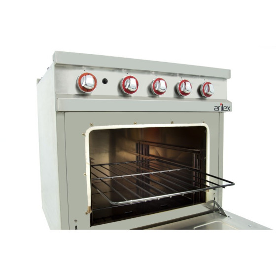 Arilex 120CG70H Cocina a gas 6 fuegos con horno