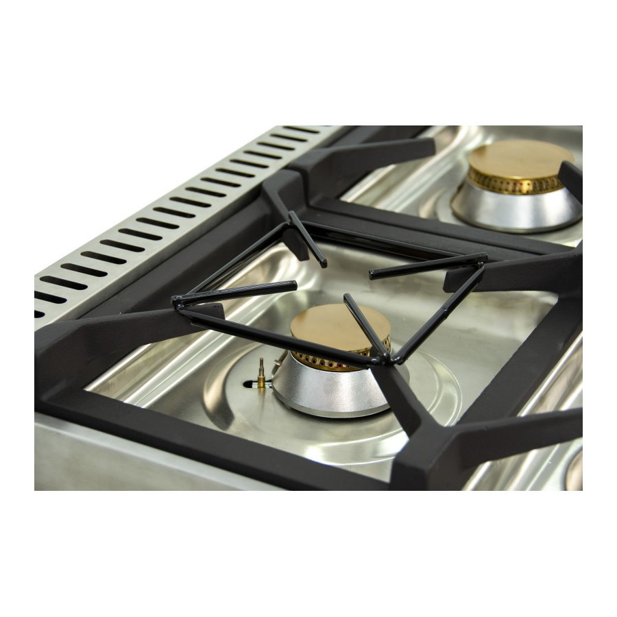 Arilex 120CG70H Cocina a gas 6 fuegos con horno