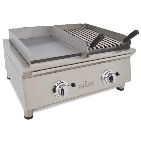 Arilex 70FRYGRBN Frytop a gas con barbacoa 11 kW