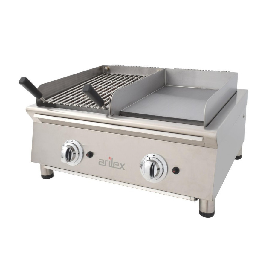 Arilex 70FRYGRBN Frytop a gas con barbacoa 11 kW