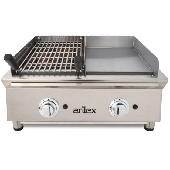Arilex 70FRYGRBN Frytop a gas con barbacoa 11 kW