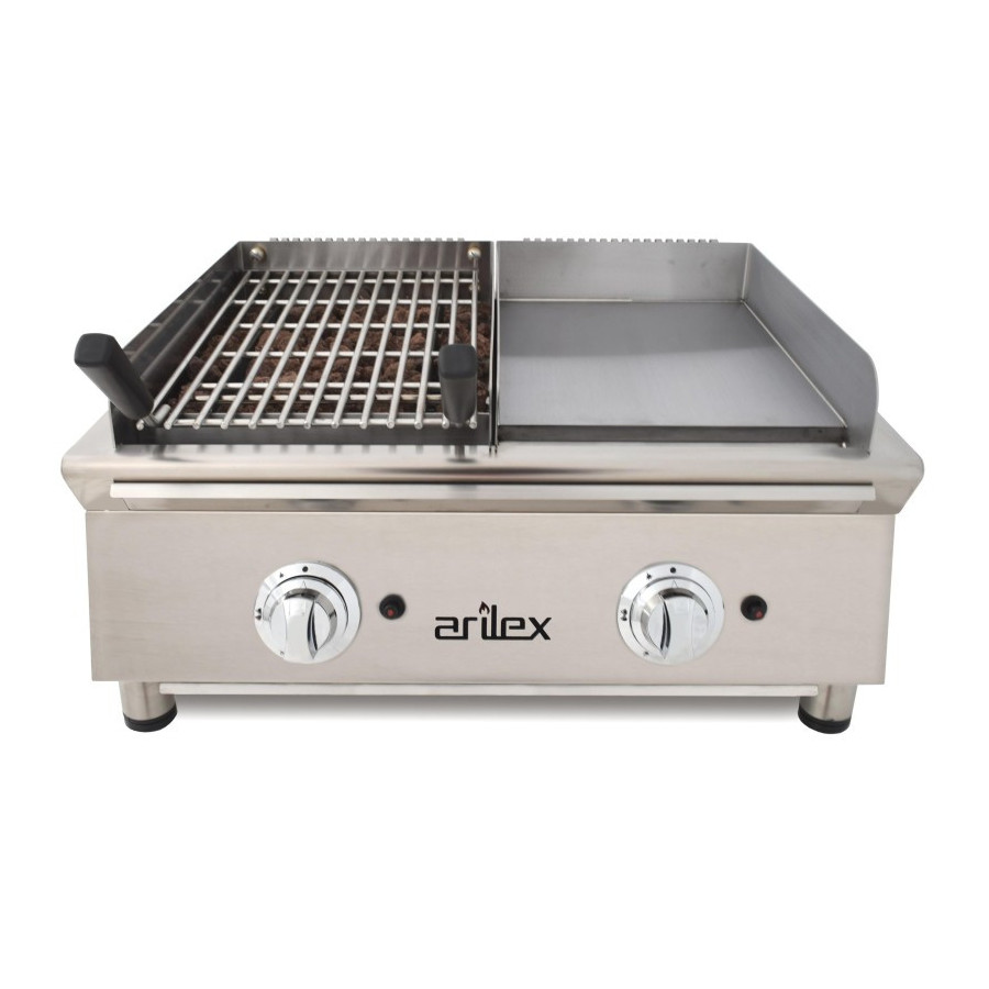 Arilex 70FRYGRBN Frytop a gas con barbacoa 11 kW