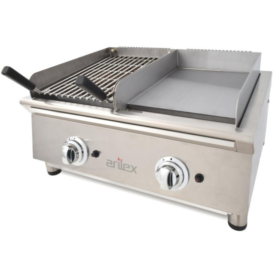 Arilex 70FRYGRBN Frytop a gas con barbacoa 11 kW