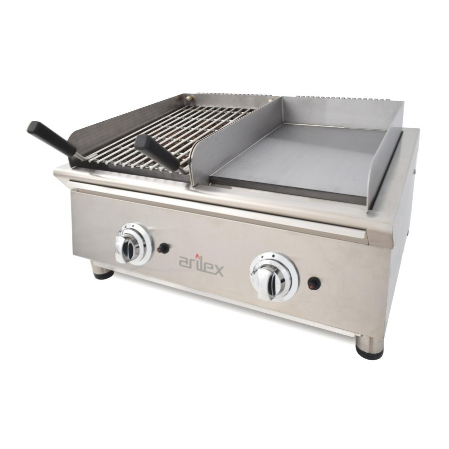 Arilex 70FRYGRBN Frytop a gas con barbacoa 11 kW