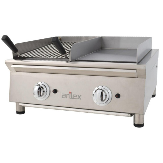 Arilex 70FRYGRBN Frytop a gas con barbacoa 11 kW
