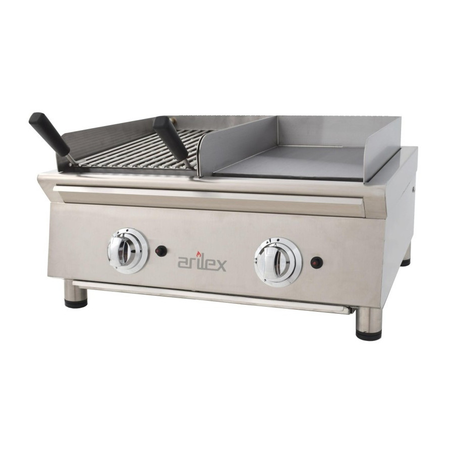 Arilex 70FRYGRBN Frytop a gas con barbacoa 11 kW
