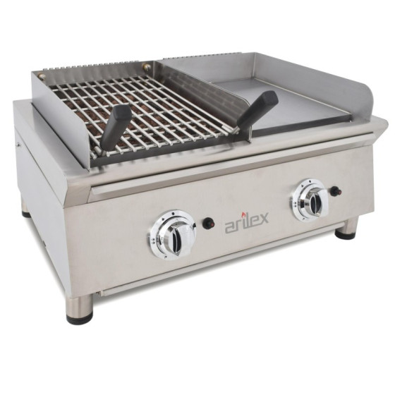 Arilex 70FRYGRBN Frytop a gas con barbacoa 11 kW