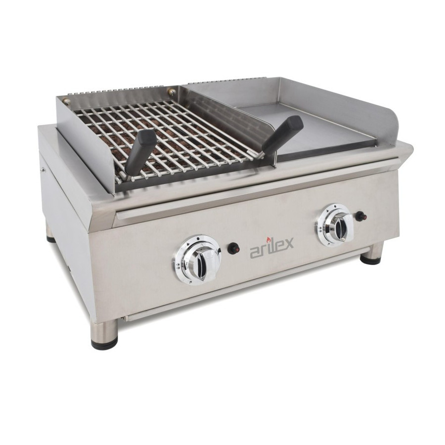 Arilex 70FRYGRBN Frytop a gas con barbacoa 11 kW