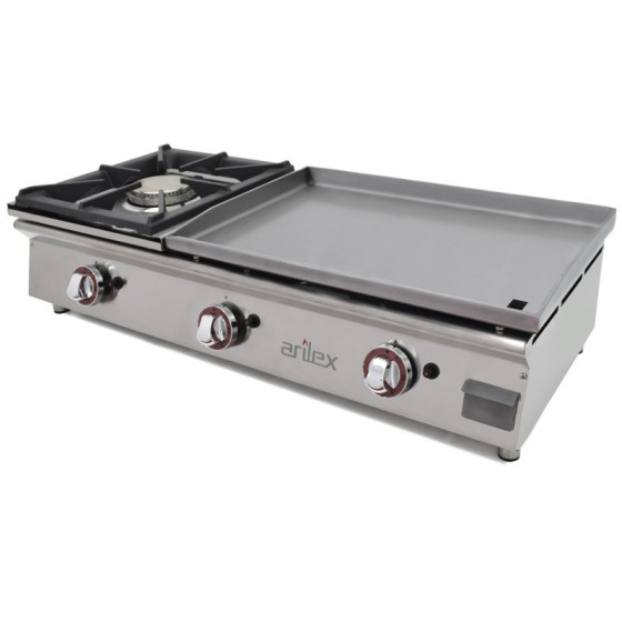 Arilex 100PGCFN | Plancha a gas 60 cm con fogón