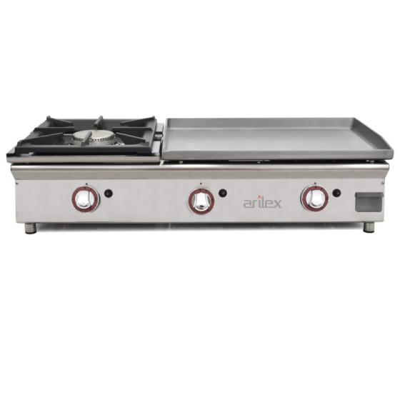 Arilex 100PGCFN | Plancha a gas 60 cm con fogón