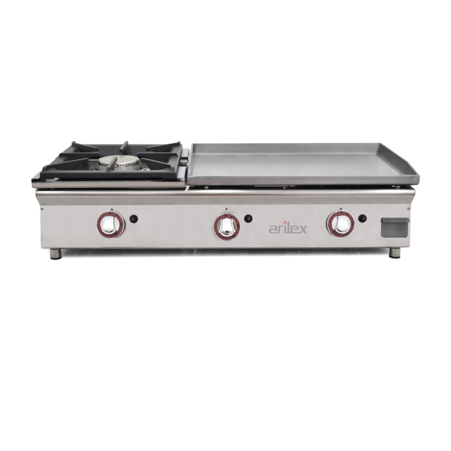 Arilex 100PGCFN | Plancha a gas 60 cm con fogón