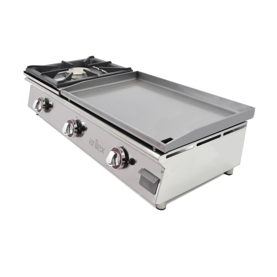 Arilex 100PGCFN | Plancha a gas 60 cm con fogón