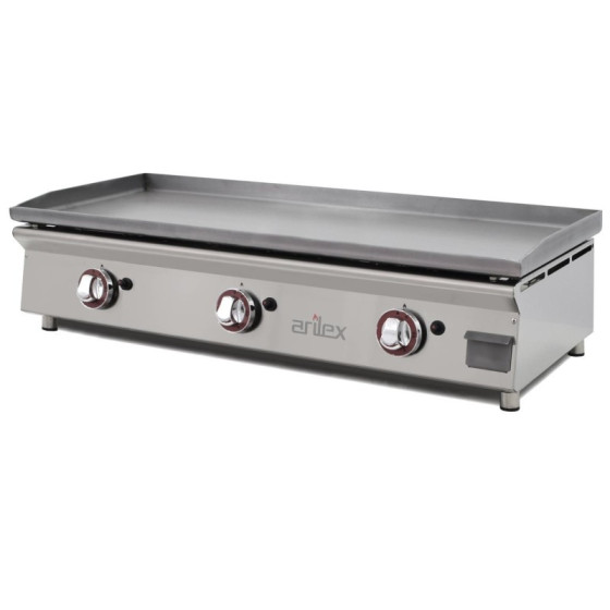 Plancha a gas Arilex 100PGLN de acero laminado