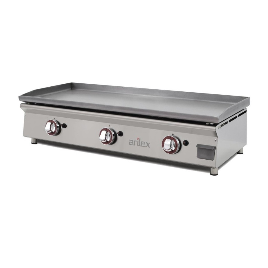 Plancha a gas Arilex 100PGLN de acero laminado