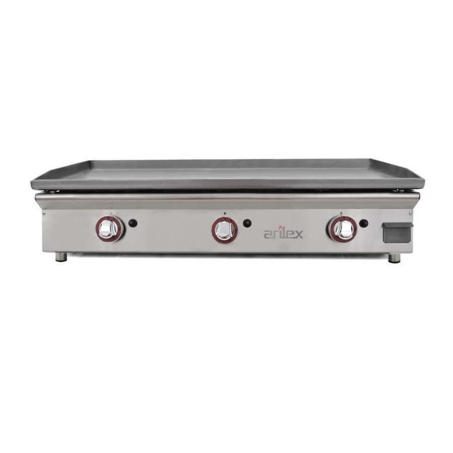 Plancha a gas Arilex 100PGLN de acero laminado