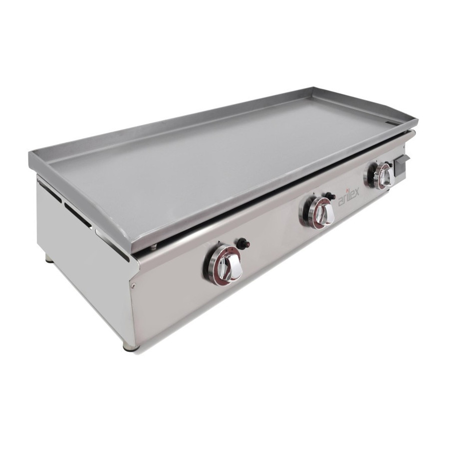 Plancha a gas Arilex 100PGLN de acero laminado