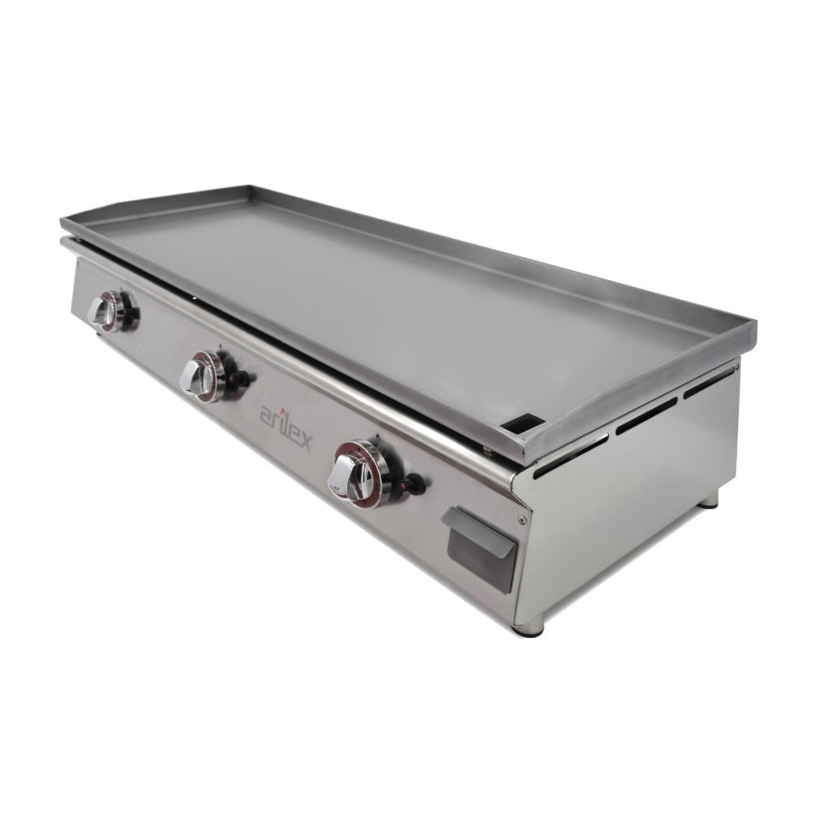 Plancha a gas Arilex 100PGLN de acero laminado
