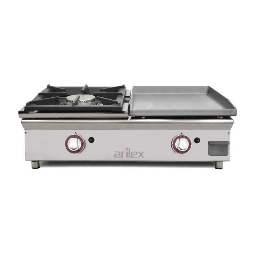 Arilex 80PGLFN: plancha a gas con fogón