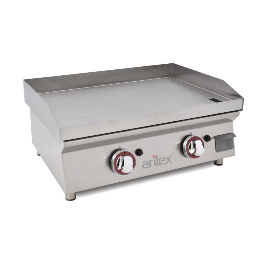 Plancha a gas Arilex 60PGRN de acero rectificado