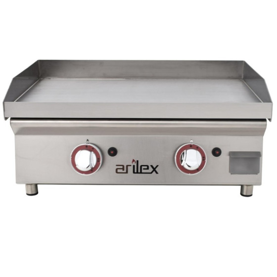 Plancha a gas Arilex 60PGRN de acero rectificado