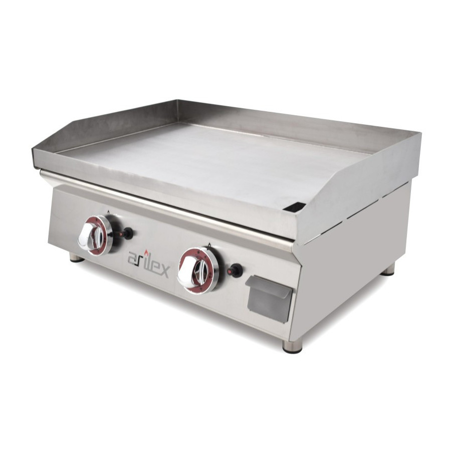 Plancha a gas Arilex 60PGRN de acero rectificado