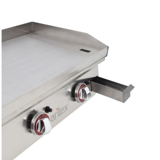 Plancha a gas Arilex 60PGRN de acero rectificado