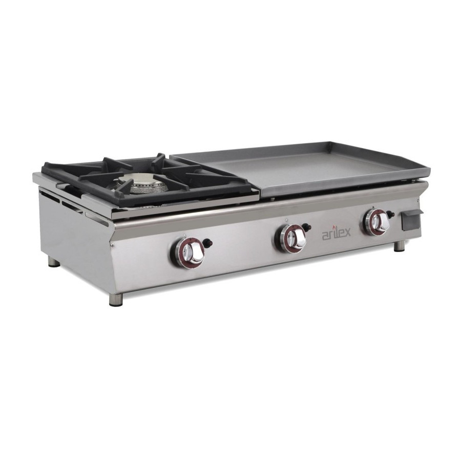 Arilex 100PGRFN - Plancha a gas con fogón