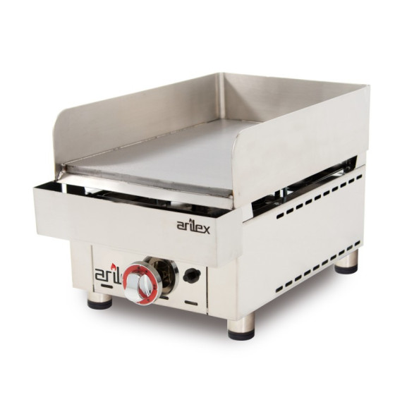 Arilex Frytop a gas 35FRYGR | Acero rectificado 15 mm