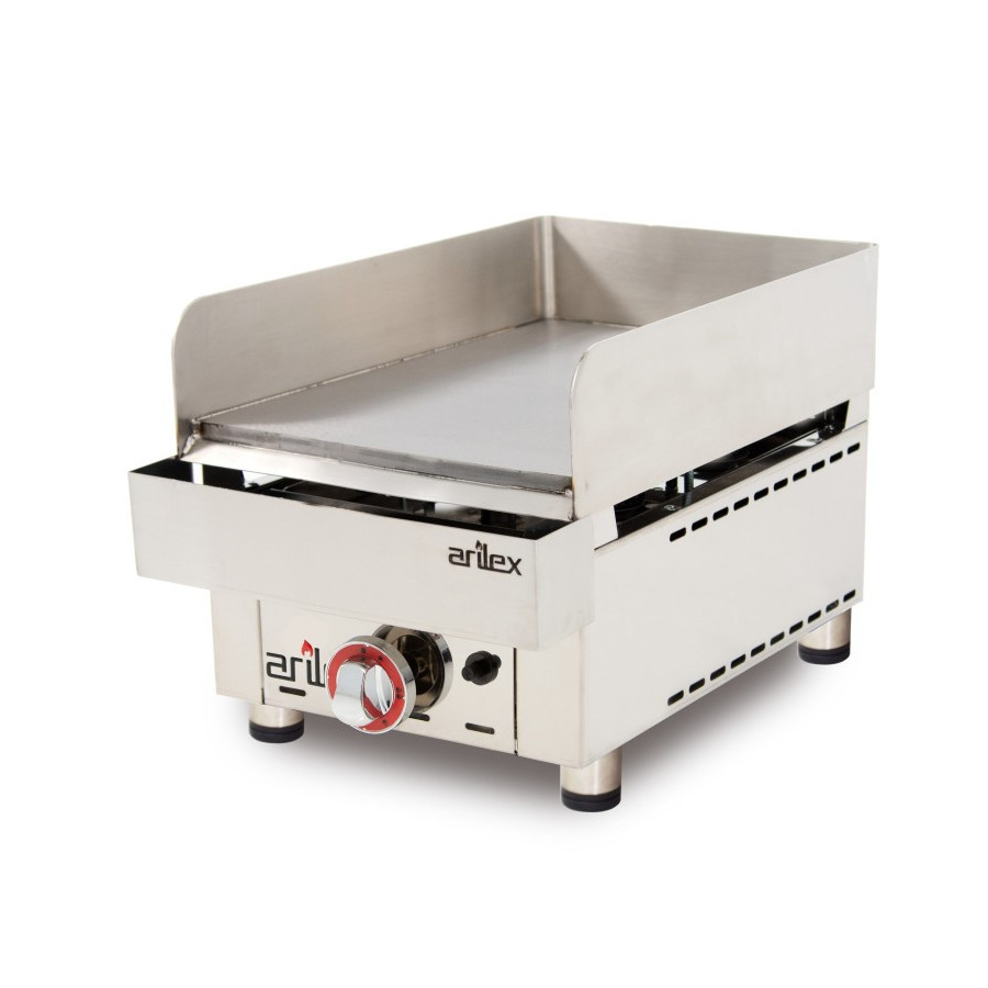 Arilex Frytop a gas 35FRYGR | Acero rectificado 15 mm