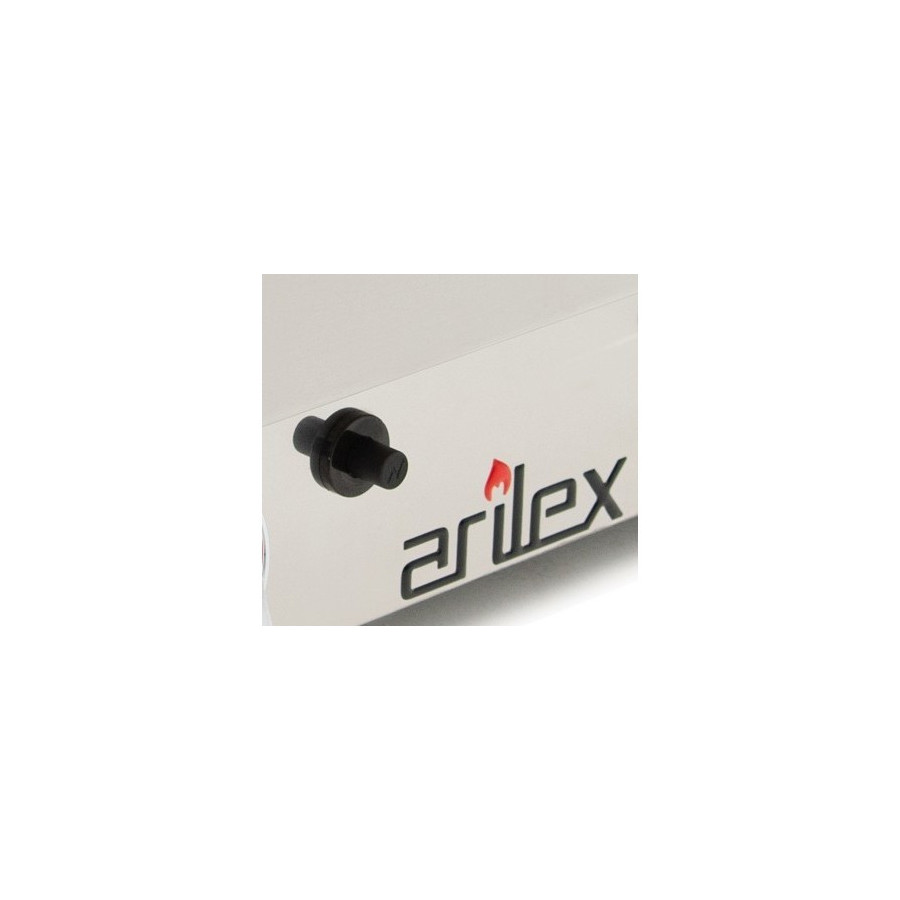 Arilex Frytop a gas 35FRYGR | Acero rectificado 15 mm