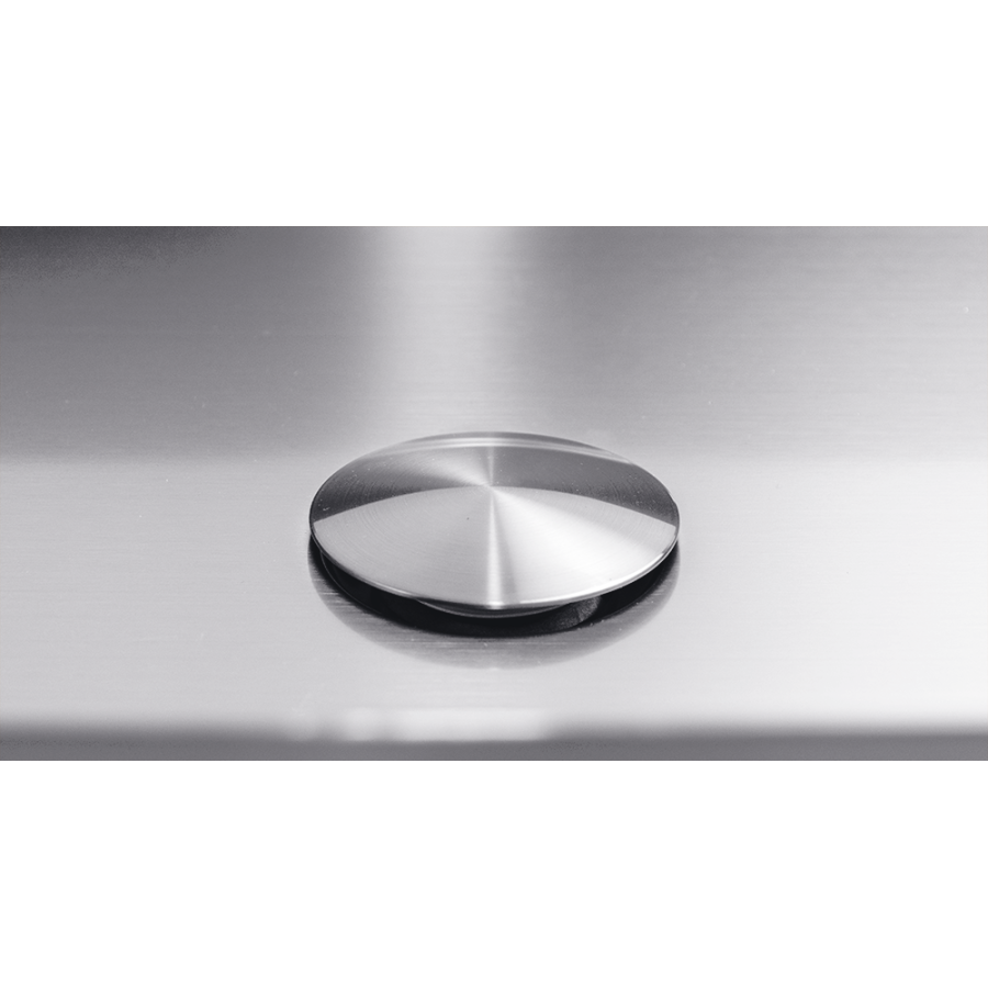 Fricosmos Lavabo rectangular sobre encimera de acero inoxidable PVD