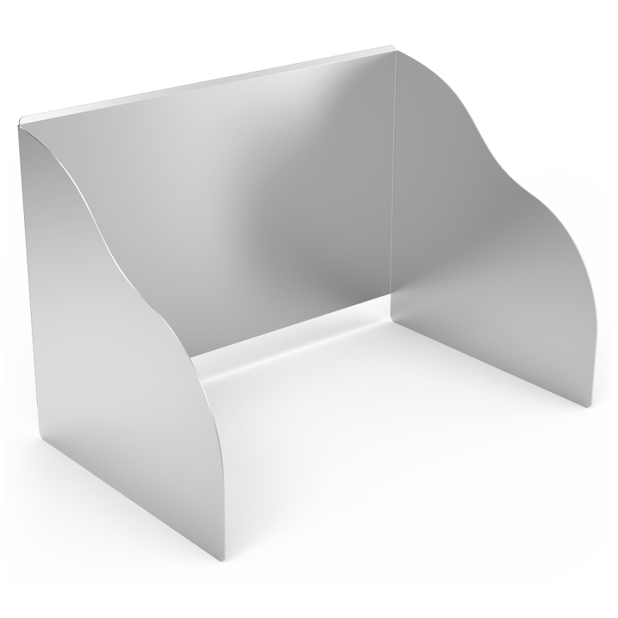 Fricosmos - Peto inox anti salpicaduras para cubeta 350x300 mm