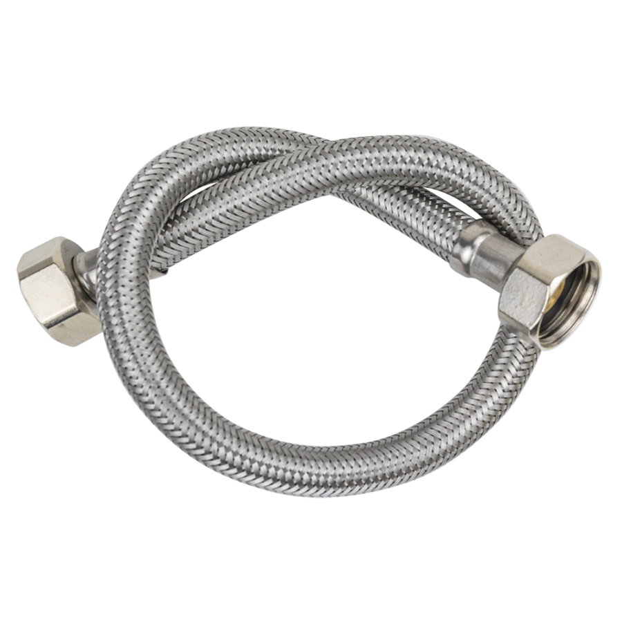 Fricosmos Latiguillo flexible acero inox H-H 1/2" 400 mm