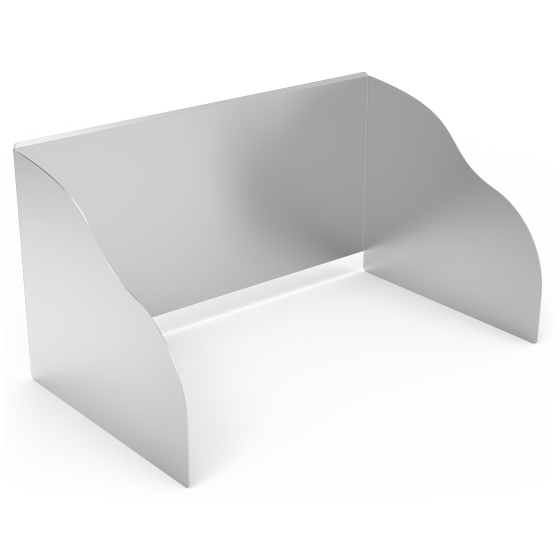 Fricosmos Peto inox envolvente anti salpicaduras 450x450 mm