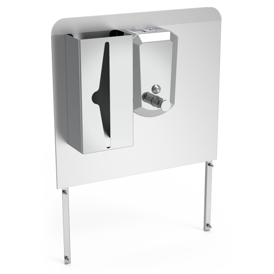 Fricosmos conjunto peto, jabonera inox y dispensador tissues