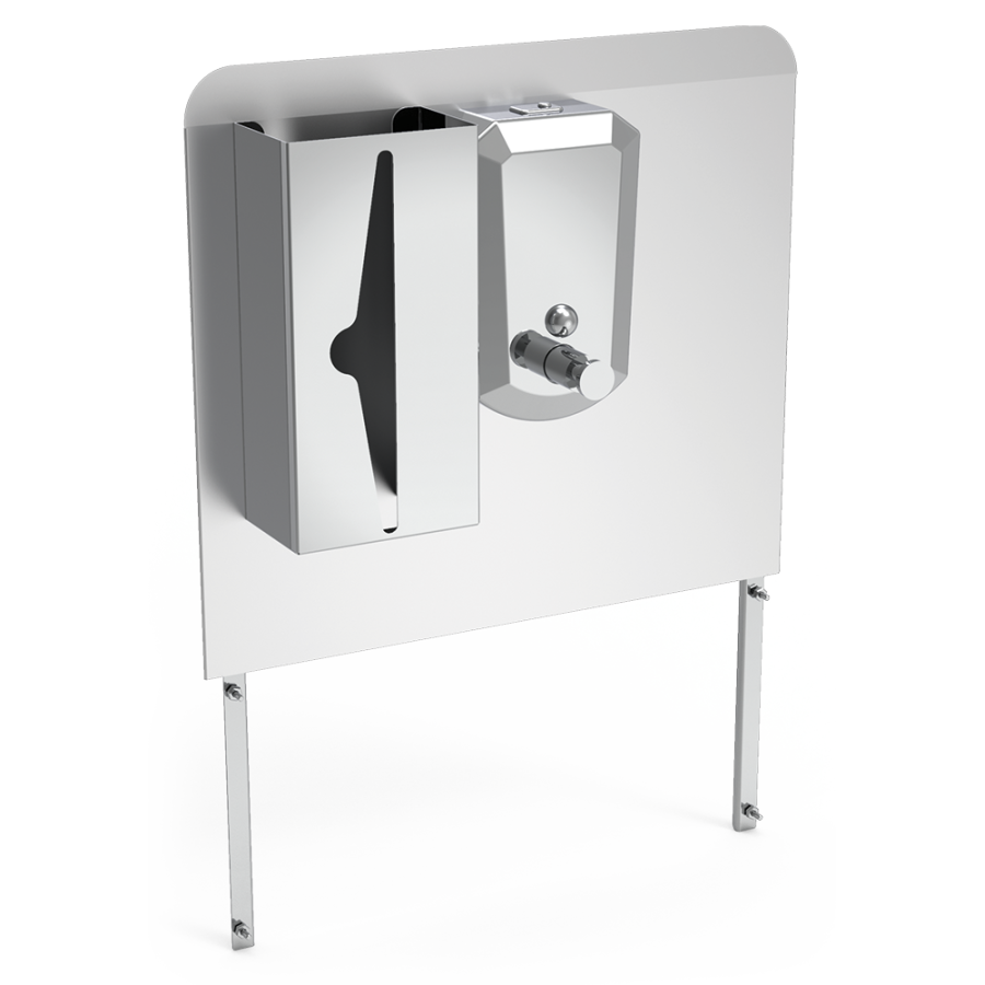 Fricosmos conjunto peto, jabonera inox y dispensador tissues