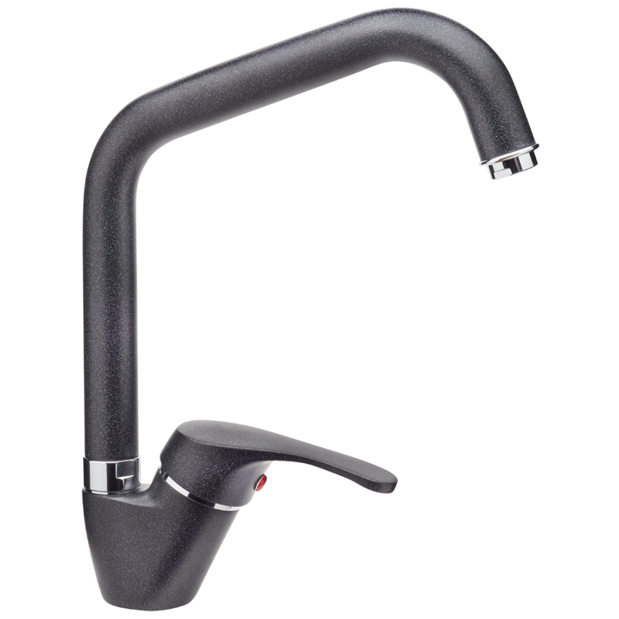 Fricosmos Grifo de Cocina Negro Efecto Granito Monomando