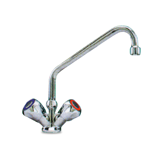 Fricosmos Grifo de sobremesa giratorio dos aguas 200x150x1/2