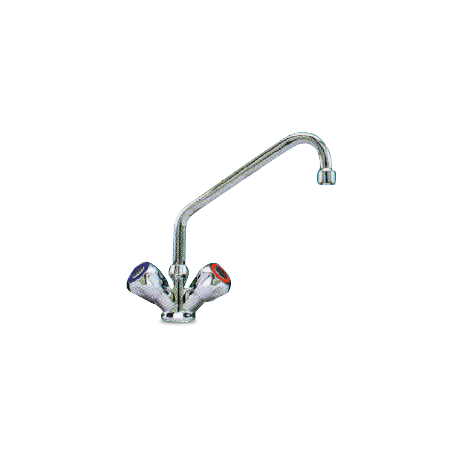Fricosmos Grifo de sobremesa giratorio dos aguas 200x150x1/2