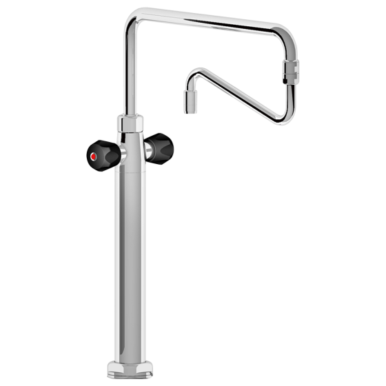 Fricosmos Grifo de columna orientable con pomo aislante