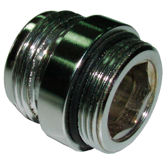 Fricosmos Adaptador macho 1/2" para mástil de grifo ducha