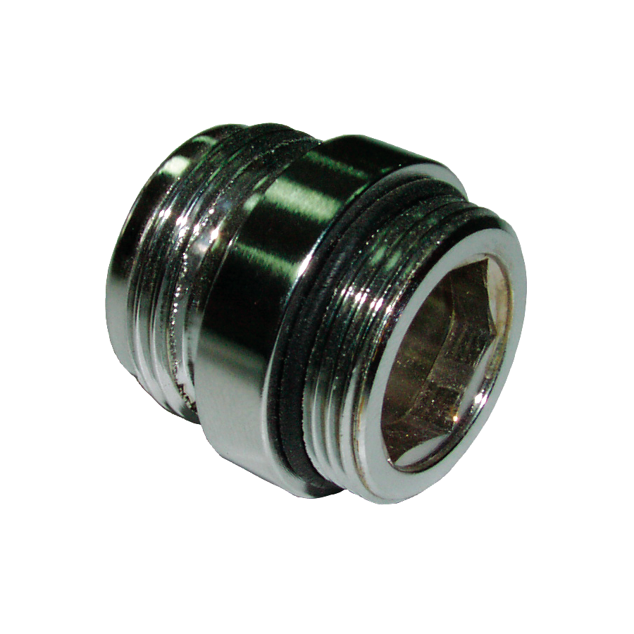 Fricosmos Adaptador macho 1/2" para mástil de grifo ducha